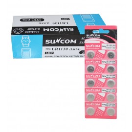 بسته 20 تایی باتری سکه ای SunCom مدل AG10 1.55V