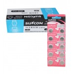 بسته 20 تایی باتری سکه ای SunCom مدل AG10 1.55V