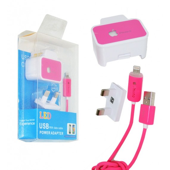 شارژر دیواری + کابل آیفون Travel Adapter مدل ETA0U70