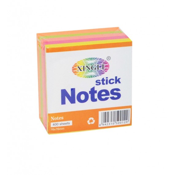 کاغذ یاداشت چسبی XINGLE Stick Notes مدل 76x76mm
