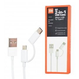 کابل دو سر اندروید و Type-C برند Xiaomi