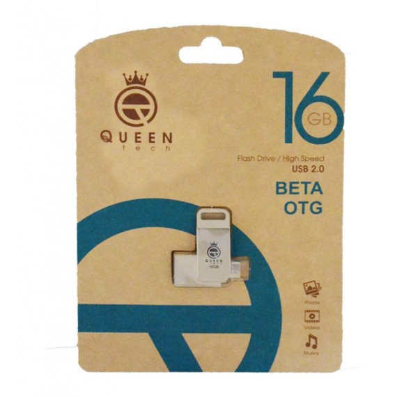 فلش Queen Tech مدل 16GB BETA OTG