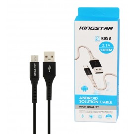 کابل اندروید طول 1.2 متر KingStar مدل K65 A