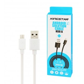 کابل اندروید طول 2 متر KingStar مدل K68 A