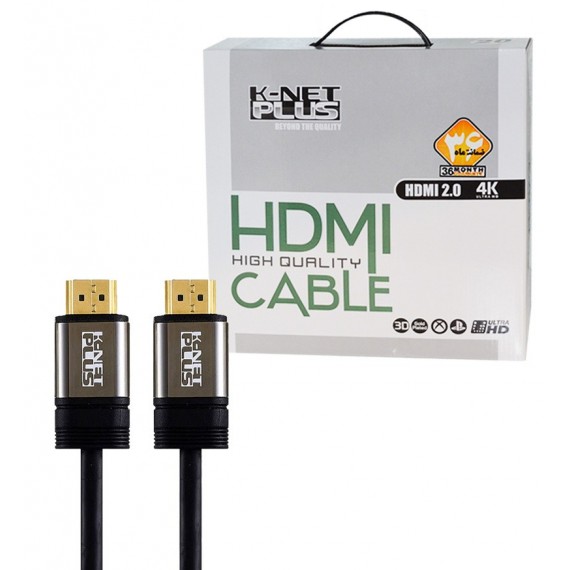 کابل 3D-4K 2.0 HDMI طول 20 متر Knet Plus مدل KP-HC156