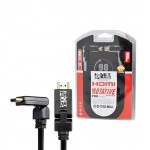 کابل 4K 2.0 HDMI طول 1.8 متر Knet Plus مدل 90 درجه