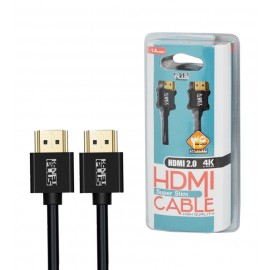 کابل 4K-3D 2.0 HDMI طول 1.8 متر Knet Plus مدل Super Slim