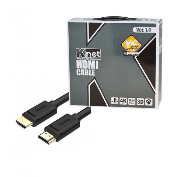 کابل 3D 1.4 HDMI طول 10 متر مدل KNET HC303