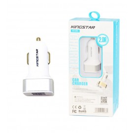 شارژر فندکی دو پورت KingStar مدل KC101