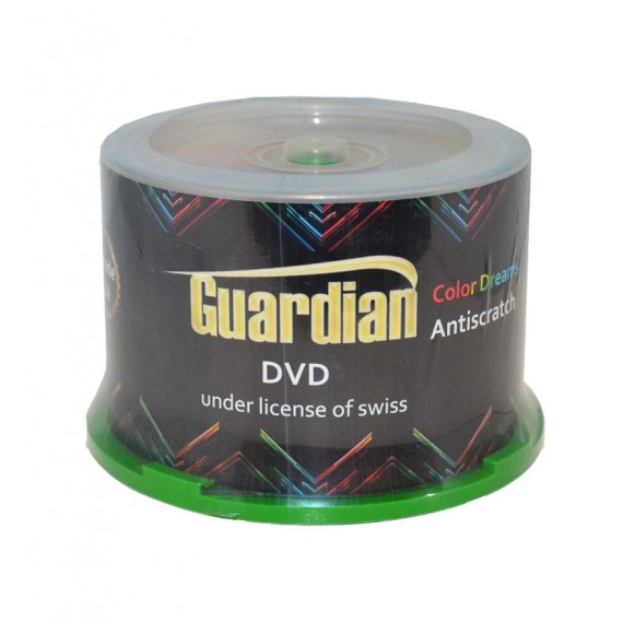 DVD خام Guardian باکس 50 تایی رنگی