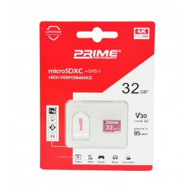 رم موبایل پرایم (PRIME) مدل 32GB MicroSDHC 95MB/S + رم ریدر