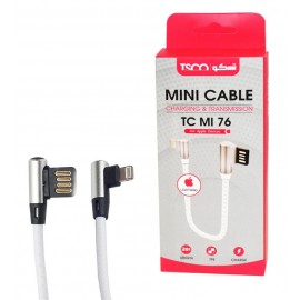 کابل آیفون پاور بانکی 90 درجه تسکو (TSCO) مدل TC MI 76