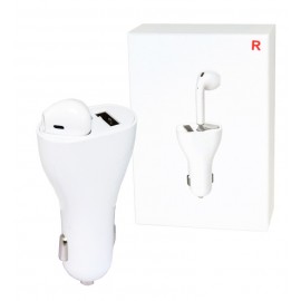 شارژر فندکی تک پورت + Airpod تک گوش