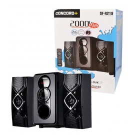 اسپیکر 3 تکه بلوتوثی رم و فلش خور Concord+ مدل SF-R219