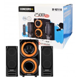 اسپیکر 3 تکه بلوتوثی رم و فلش خور Concord+ مدل SF-R2110