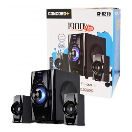 اسپیکر 3 تکه بلوتوثی رم و فلش خور Concord+ مدل SF-R215