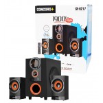 اسپیکر 3 تکه بلوتوثی رم و فلش خور Concord+ مدل SF-R217