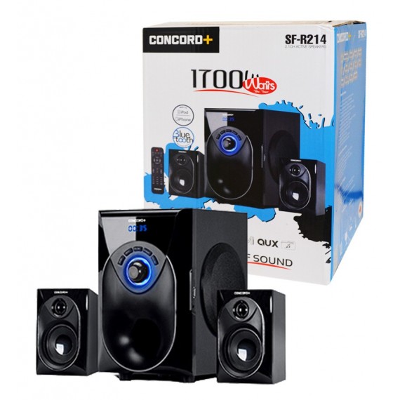 اسپیکر 3 تکه بلوتوثی رم و فلش خور Concord+ مدل SF-R214