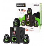 اسپیکر 4 تکه بلوتوثی رم و فلش خور Concord+ مدل SF-R3100