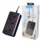 رابط برق 3 خانه Verity و 5 پورت USB مدل PS3111