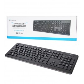 کیبورد بی سیم Verity مدل V-KB6112W-N