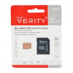 رم موبایل Verity 32GB MicroSDHC U1 95MB/S 633X خشاب دار