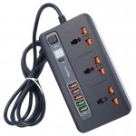 رابط برق 3 خانه Verity و 5 پورت USB مدل PS3111