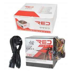 پاور RED مدل RAIDER 230W پکدار فن بزرگ با کابل برق
