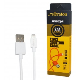 کابل آیفون طول 1.2 متر Sibraton مدل S209 i گارانتی متین