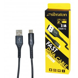 کابل Type-c طول 2 متر Sibraton مدل S325 C
