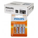 بسته 12 عددی باتری نیم قلمی Philips Power Alkaline کارتی (2 تایی)