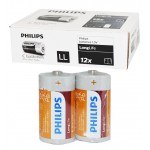 بسته 12 عددی باتری سایز متوسط Philips مدل شیرینگ 2 تایی