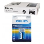 بسته 12 عددی باتری کتابی Philips مدل Ultra Alkaline 9V 6LR61 کارتی