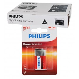 بسته 12 عددی باتری کتابی Philips مدل Power Alkaline کارتی6LR61P1B