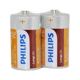 باتری سایز بزرگ Philips Long Life شیرینگR20L2F