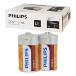 بسته 12 عددی باتری سایز بزرگ Philips Long Life شیرینگ