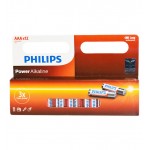 باتری نیم قلمی Philips Power Alkaline جعبه 12 عددی