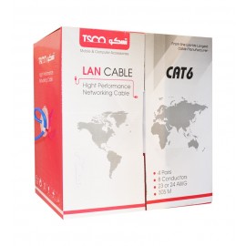 کابل شبکه CAT6 UTP طول 305 متر تسکو (TSCO) مدل 1620