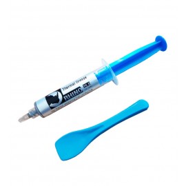 خمیر سیلیکون سرنگی بزرگ نقره ای RHINO مدل 16G