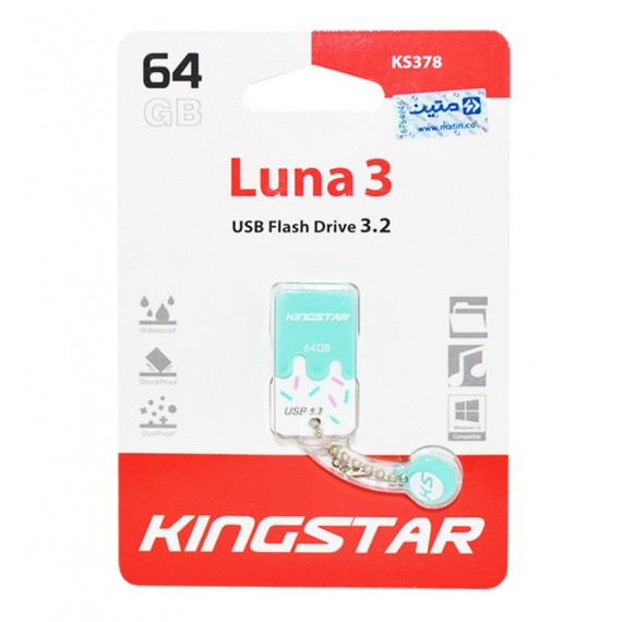 فلش Kingstar مدل 64GB Luna3 USB 3.2 KS378