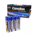 بسته 10 تایی باتری نیم قلمی Camelion شیرینگ 4 تایی