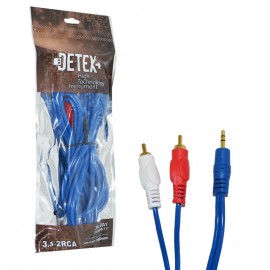 کابل 1 به 2 صدا طول 1.8 متر DETEX+