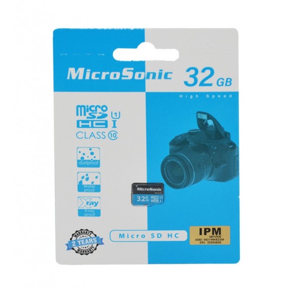 رم موبایل MicroSonic مدل 32GB U1 Class10