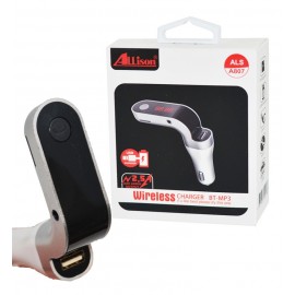 شارژر فندکی و FM پلیر بلوتوث Allison مدل ALS-A807