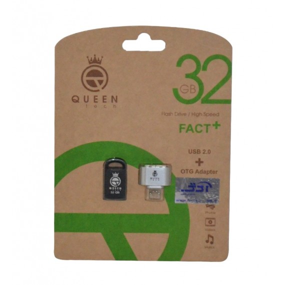 فلش Queen Tech مدل 32GB FACT Plus