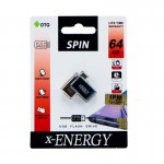 فلش X-Energy مدل 64GB SPIN OTG