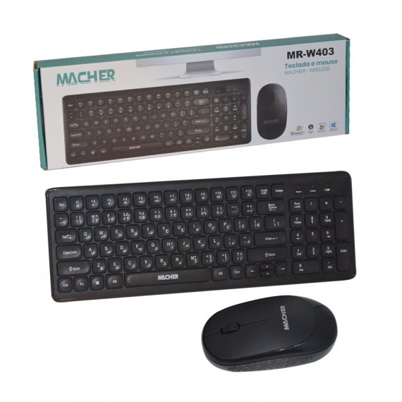 کیبورد و موس بی سیم Macher مدل MR-W403
