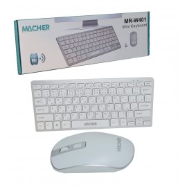 مینی کیبورد و موس بی سیم Macher مدل MR-W401