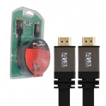 کابل 4K-3D 2.0 HDMI فلت طول 5 متر Knet Plus