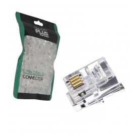 سوکت تلفن LAN بسته 50 عددی Knet Plus مدل KP-N1075 RJ11